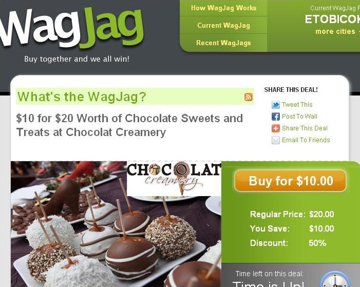 WagJag - Chocolat Creamery Deal