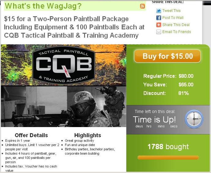 CQB Paintball - WagJag